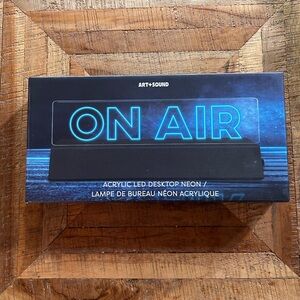 Art+Sound Acrylic LED Desktop Neon 'ON AIR' Sign
